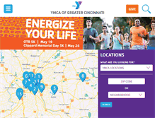 Tablet Screenshot of cincinnatiymca.org